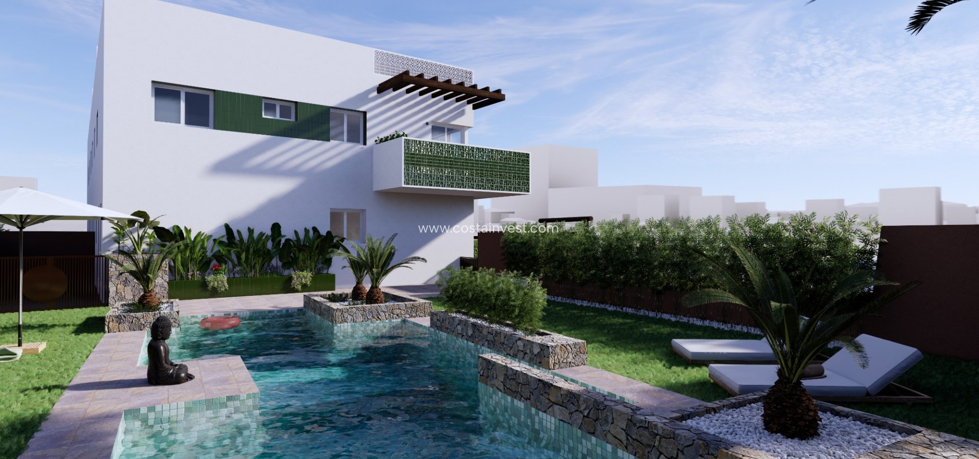 Construcția nouă - Apartament tip bungalow - Santiago de la Ribera