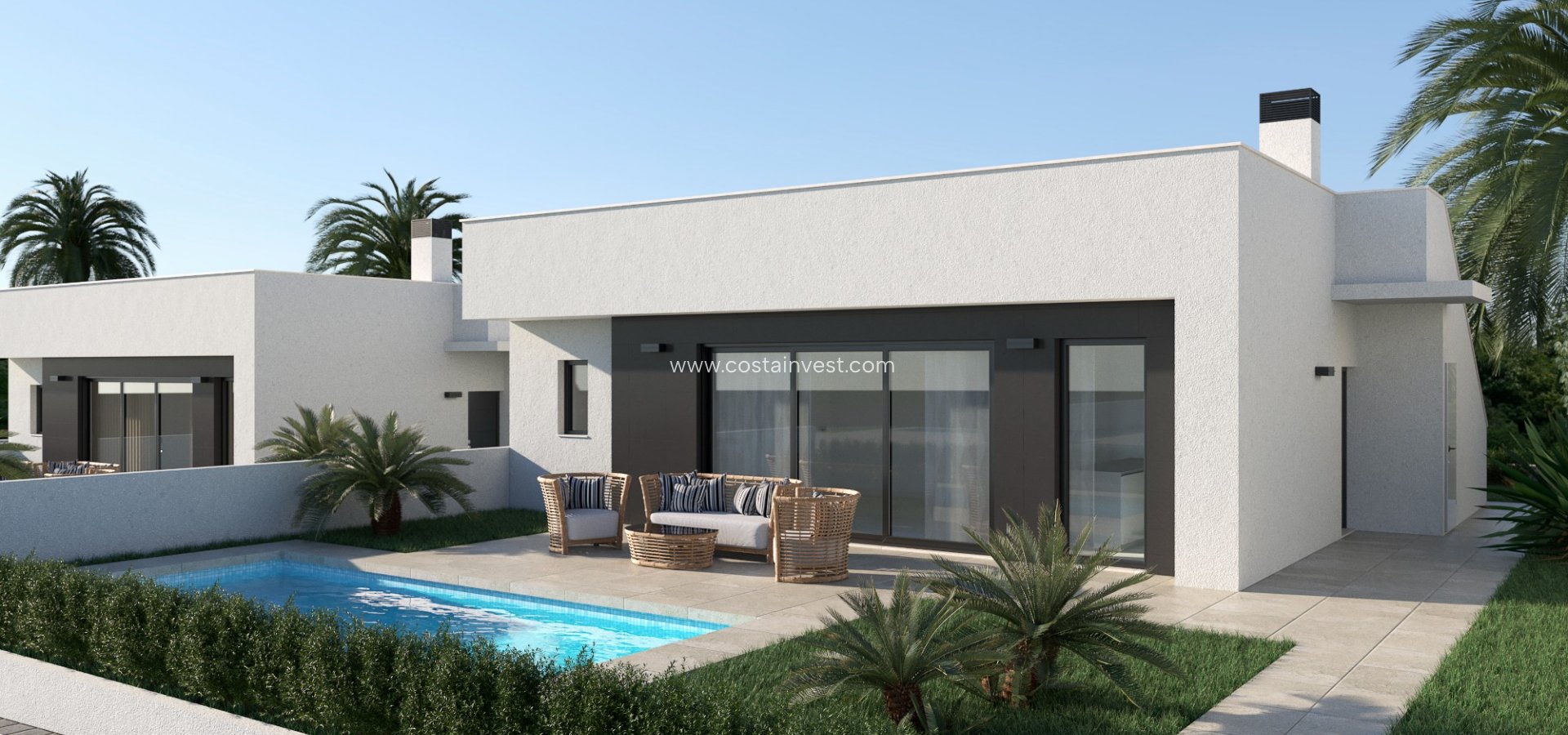 Nybyggnad - Fristående villa - Alhama de Murcia