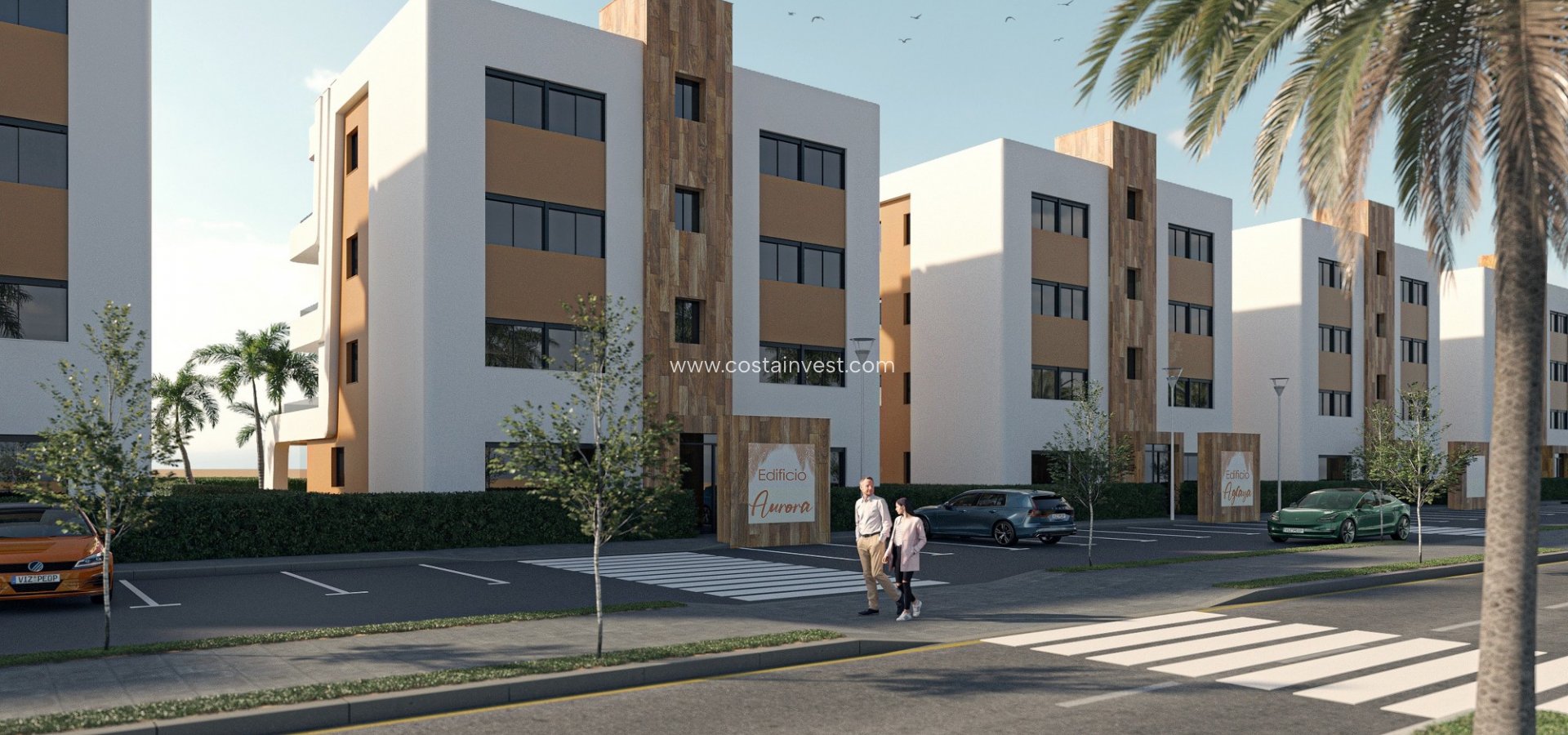 Nybyggnad - Lägenhet översta plan - Alhama de Murcia