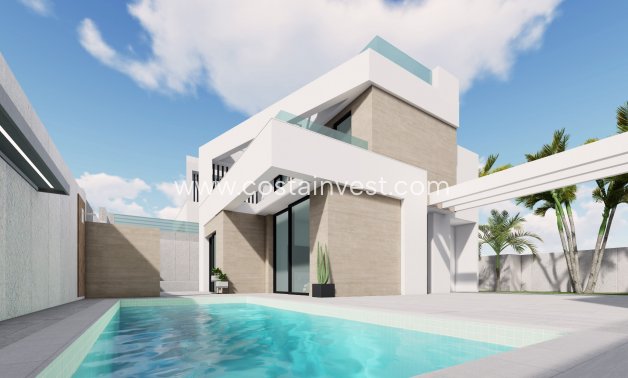 Nybyggnad - Fristående villa - Orihuela Costa - Las Filipinas