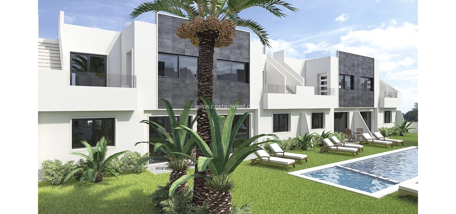 Construcția nouă - Apartament tip bungalow  - San Pedro del Pinatar