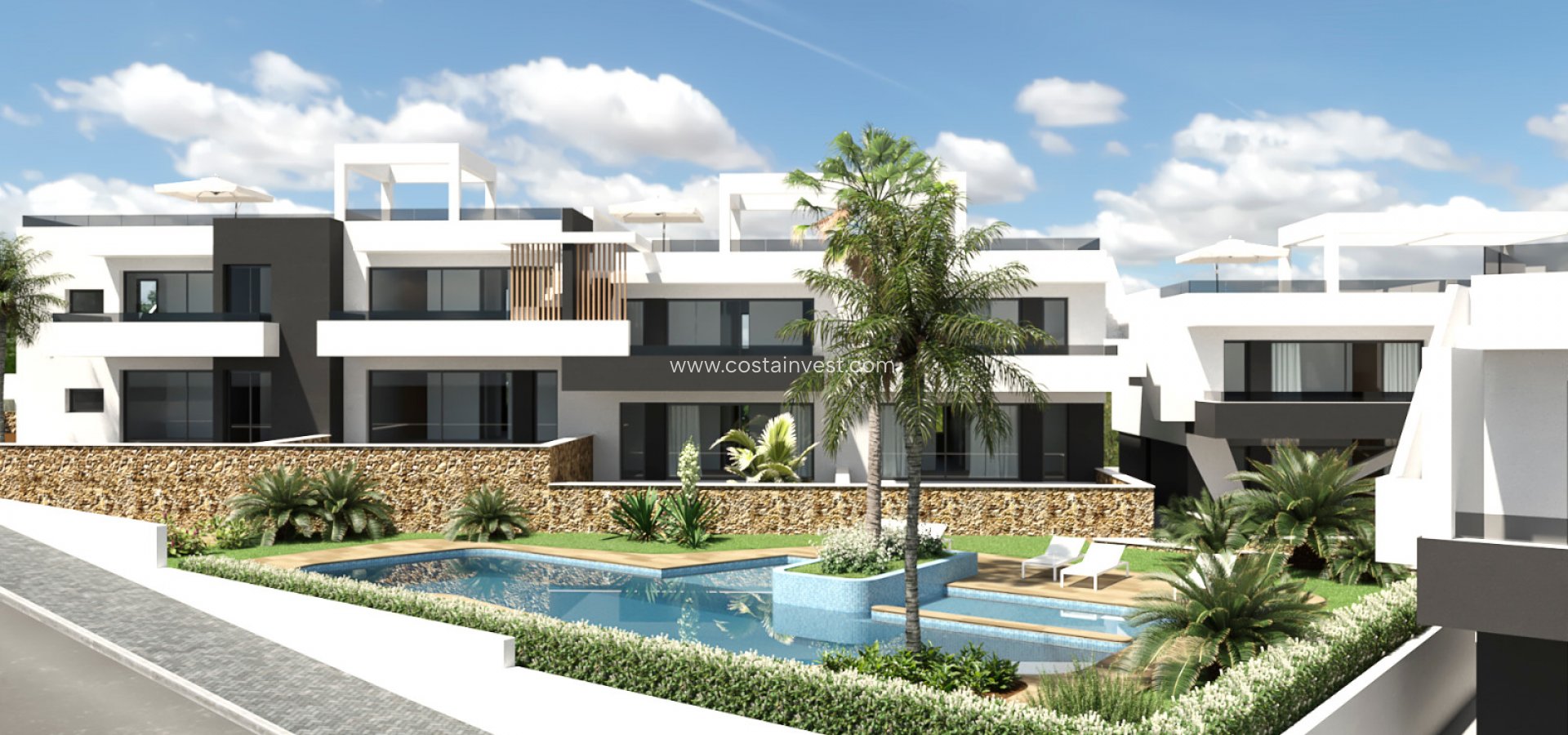 Construcția nouă - Apartament tip bungalow - Orihuela Costa - Villamartín