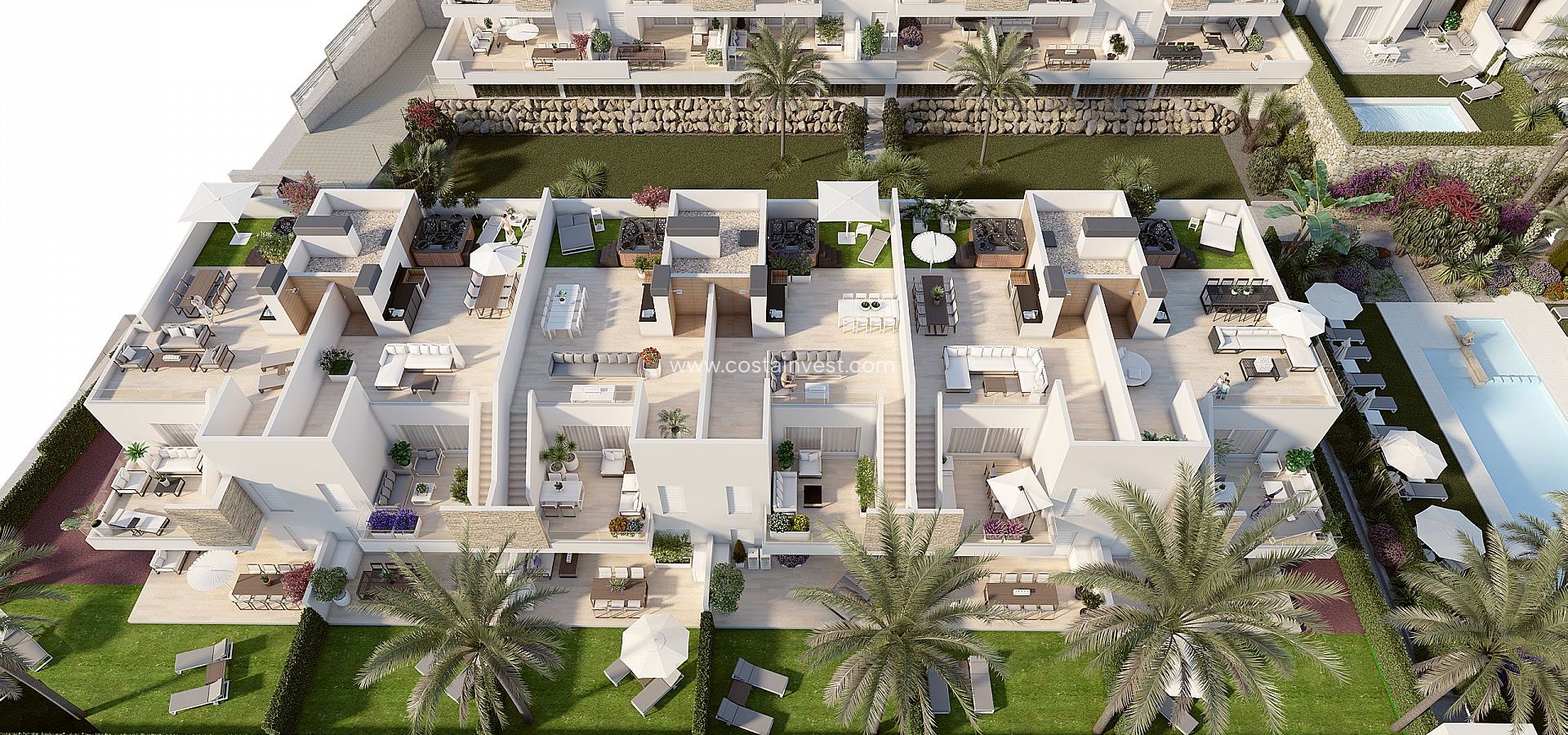 Nybyggnad - Lägenhet översta plan - Algorfa - La Finca Golf