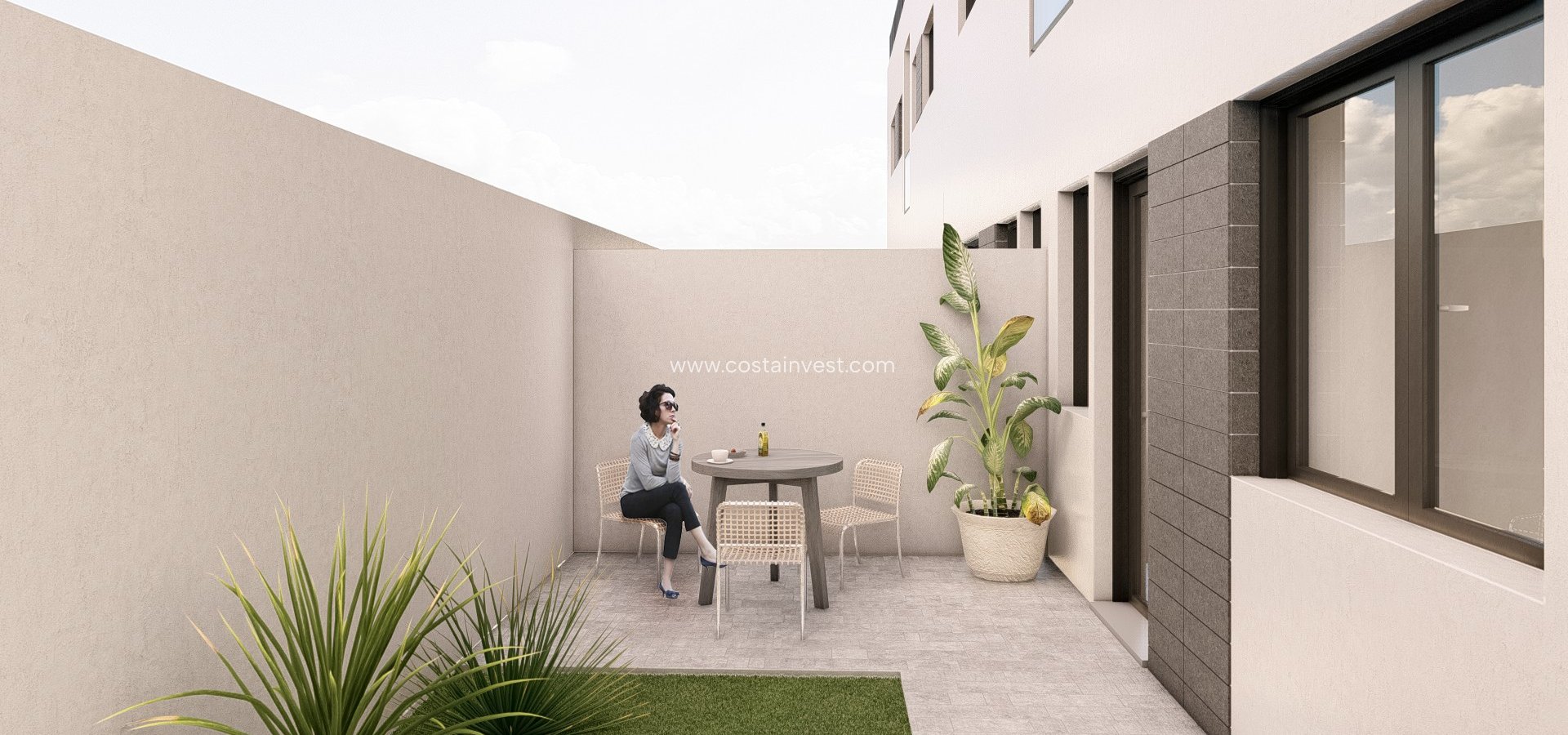 Construcția nouă - Apartament tip bungalow - Santiago de la Ribera