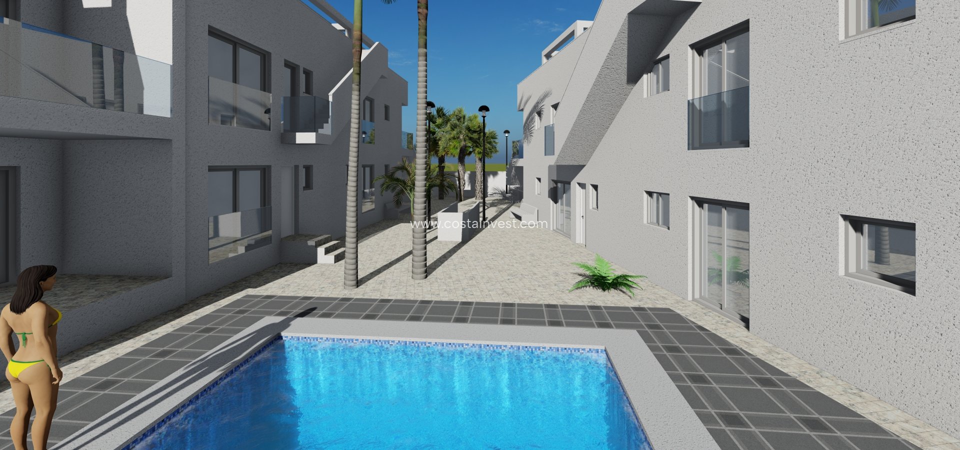 Construcția nouă - Apartament tip bungalow - Orihuela Costa - Blue Lagoon