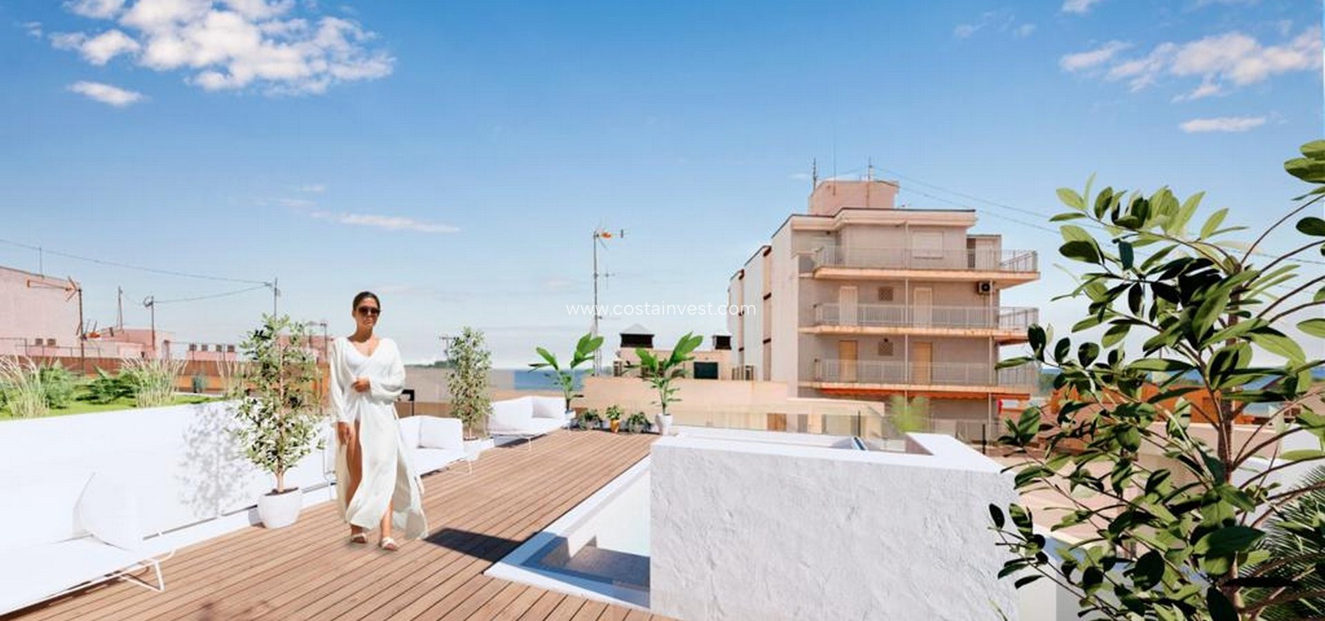 Nouvelle construction - Dernier étage - Torrevieja - Playa del Cura