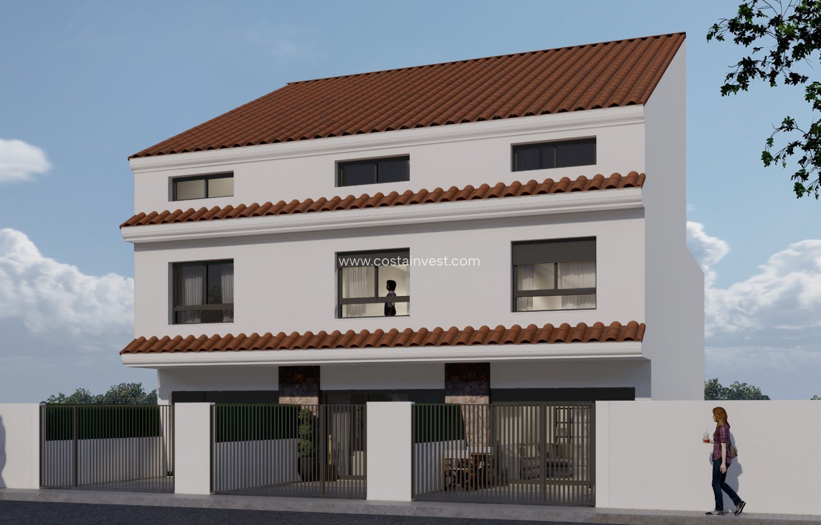 Construcția nouă - Casă duplex - San Pedro del Pinatar