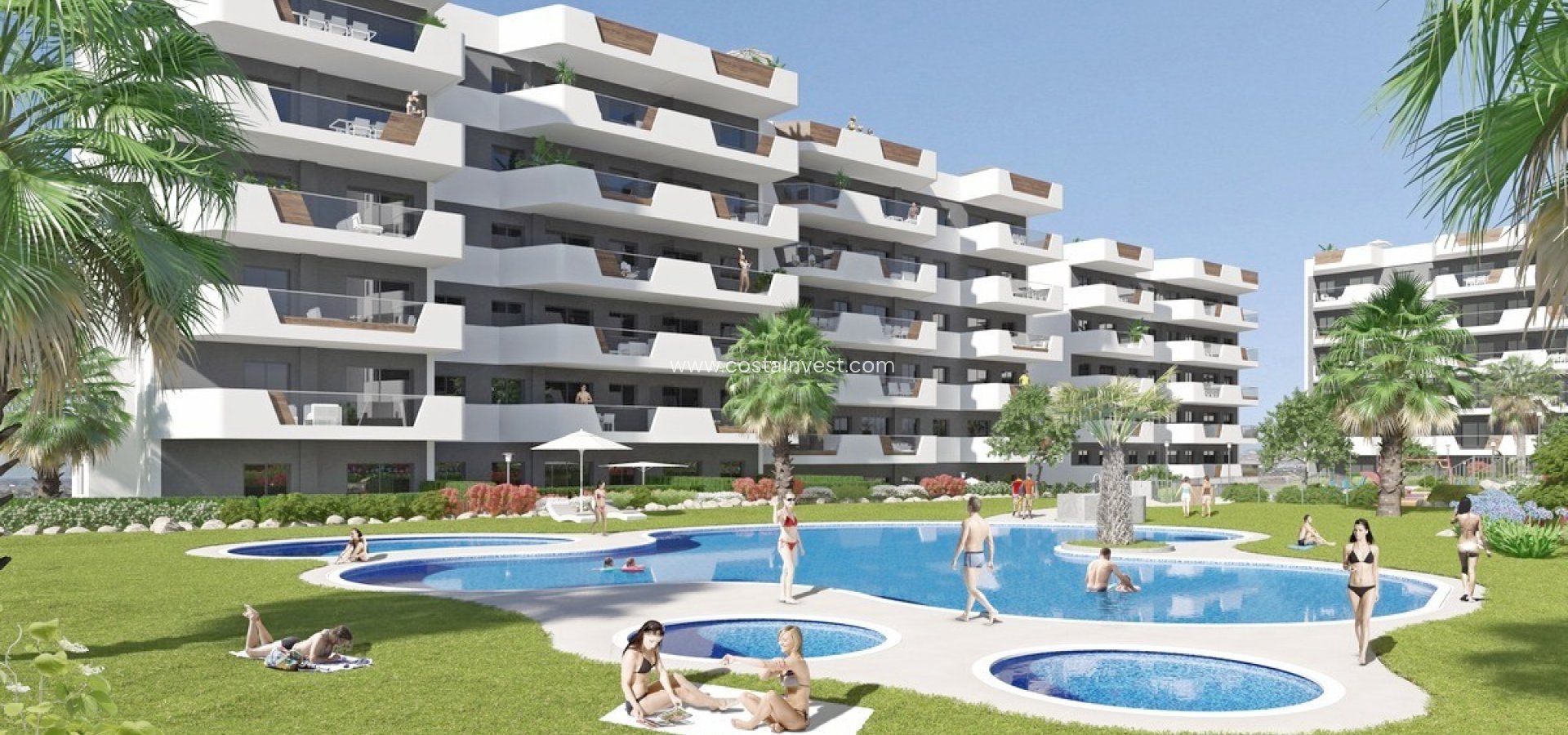Nybyggnad - Lägenhet - Alicante - Arenales del Sol
