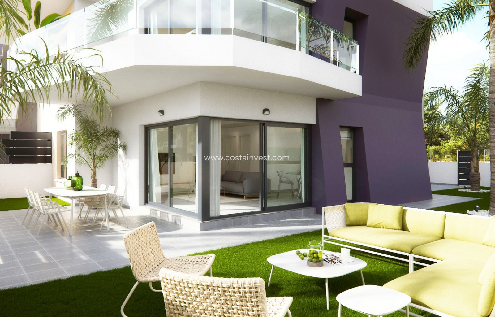 New Build - Ground floor apartment - Orihuela Costa - Mil Palmeras