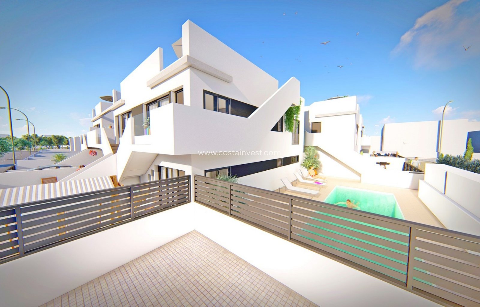 Construcția nouă - Apartament tip bungalow - San Pedro del Pinatar - Lo Pagan 