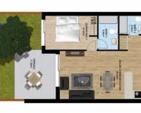 New Build - Ground floor apartment - Torre de la Horadada